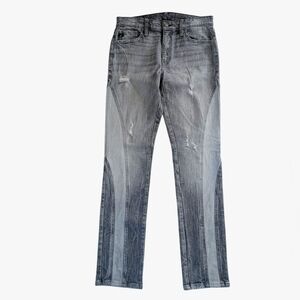 KanCan Estilo Skinny Straight Jeans with Distressing Gray 5/26 Small Sample